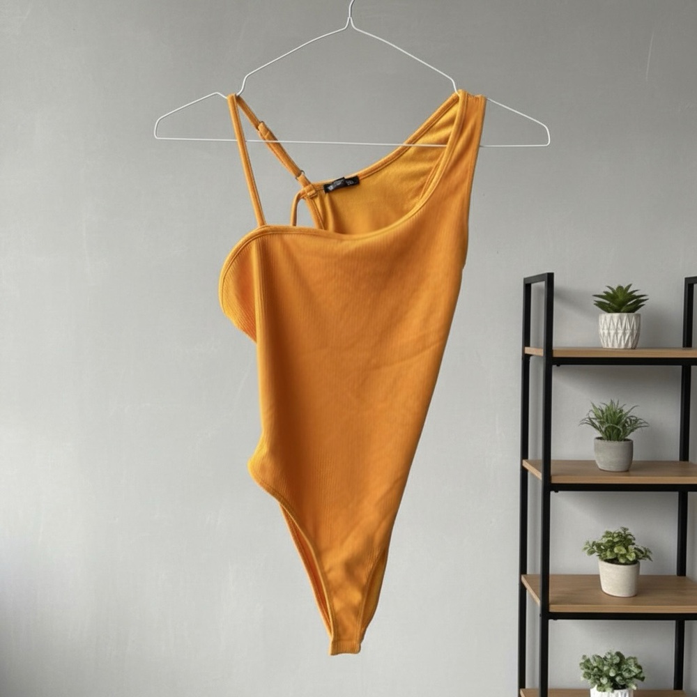 Vibrant Orange Bodysuit